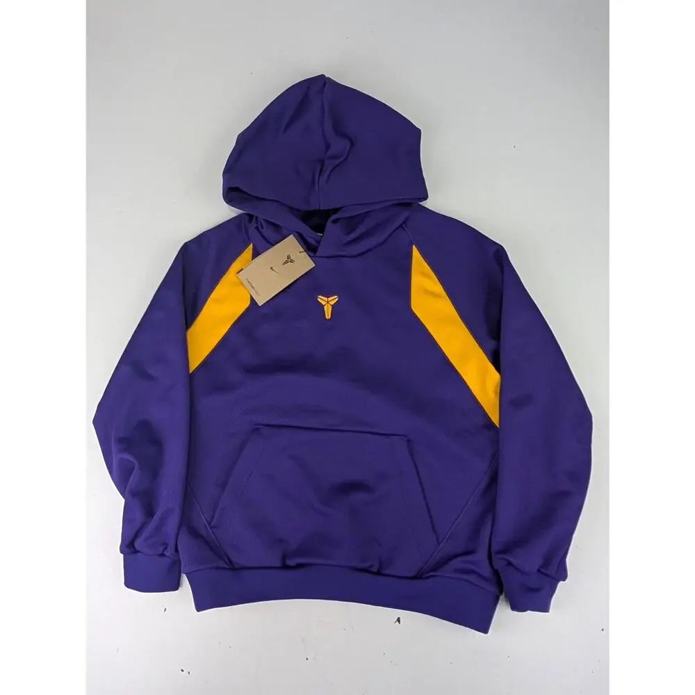 Nike Boys X-Large Kobe Therma-Fit Pullover Hoodie & Jogger Set - Purple & Yellow
